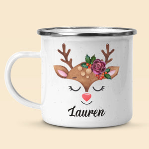 Gardez votre calme, Noël approche, icône de Noël - Tasse à chocolat chaud personnalisée pour enfant, tasse - Cadeau de Noël pour les cadeaux de fête d'anniversaire, cadeau d'anniversaire