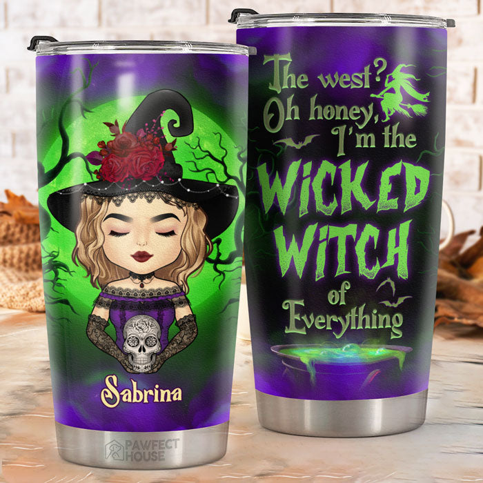 Oh chérie, je suis la méchante sorcière de tout - Gobelet personnalisé - Cadeau pour vous-même, cadeau d'Halloween