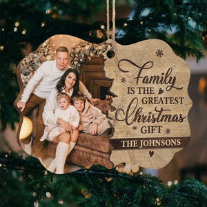 Le plus beau cadeau de Noël, c'est la famille ! Décoration de Noël en bois personnalisée en forme de Benelux, portrait photo de famille personnalisé, décoration photo personnalisée - Télécharger une image, cadeau pour la famille, cadeau de Noël