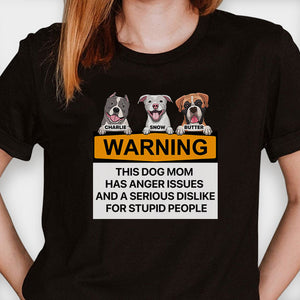 Attention, cette personne peut parler de chiens à tout moment - Cadeau pour maman de chien - T-shirt unisexe personnalisé, sweat à capuche
