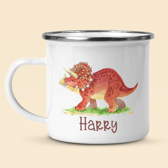 Rawr signifie « Je t'aime » en dinosaure - Tasse à chocolat chaud personnalisée pour enfant, tasse - Cadeau pour les fêtes d'anniversaire, cadeau d'anniversaire