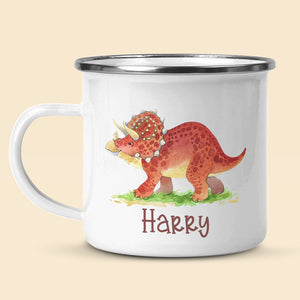 Rawr signifie « Je t'aime » en dinosaure - Tasse à chocolat chaud personnalisée pour enfant, tasse - Cadeau pour les fêtes d'anniversaire, cadeau d'anniversaire