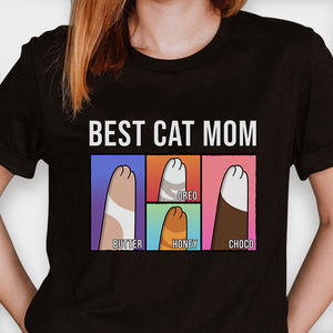 Best Cat Mom Cat Dad - Gift for Cat Lovers - Personalized Unisex T-Shirt, Hoodie.