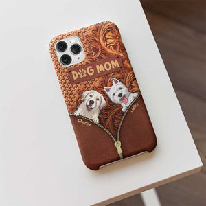 Maman de chiens géniaux - Cadeau pour maman chien, coque de téléphone personnalisée