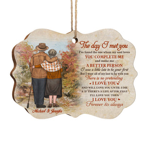 J'ai trouvé celui que mon âme aime - Décoration de Noël en bois personnalisée en forme de Benelux - Cadeau pour couple, mari et femme, anniversaire, fiançailles, mariage, cadeau de mariage, cadeau de Noël