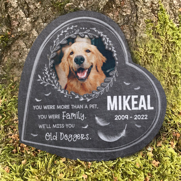 Tu étais plus qu'un animal de compagnie, tu étais un membre de la famille - Pierre commémorative personnalisée, pierre tombale pour animal de compagnie - Télécharger une image, cadeau commémoratif, cadeau de condoléances