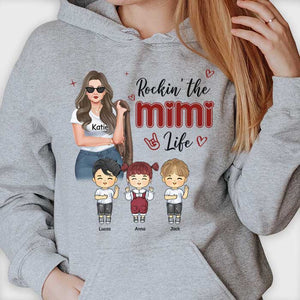 La vie de grand-mère est la meilleure vie - Cadeau pour maman, grand-mère - T-shirt et sweat à capuche unisexe personnalisé