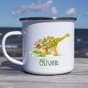 Rawr signifie « Je t'aime » en dinosaure - Tasse à chocolat chaud personnalisée pour enfant, tasse - Cadeau pour les fêtes d'anniversaire, cadeau d'anniversaire