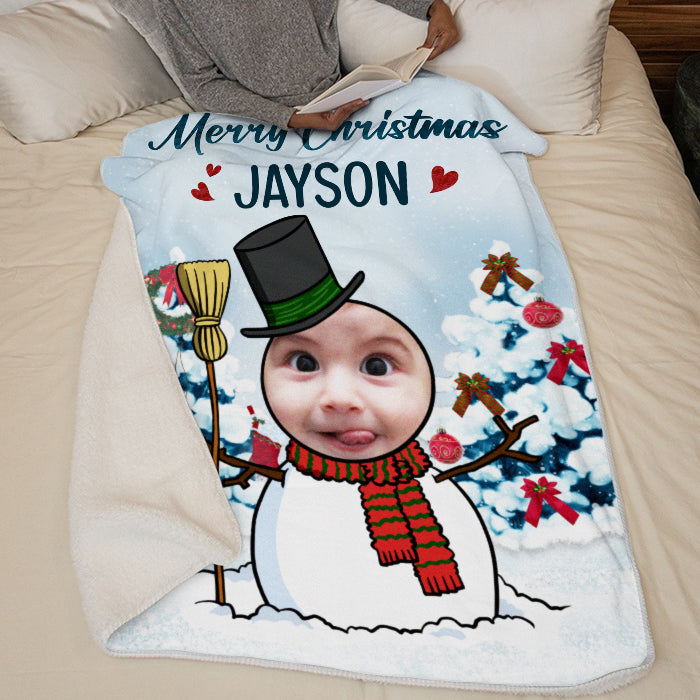 Joyeux Noël ! Couverture personnalisée ! Télécharger une image, cadeau pour la famille, cadeau de Noël