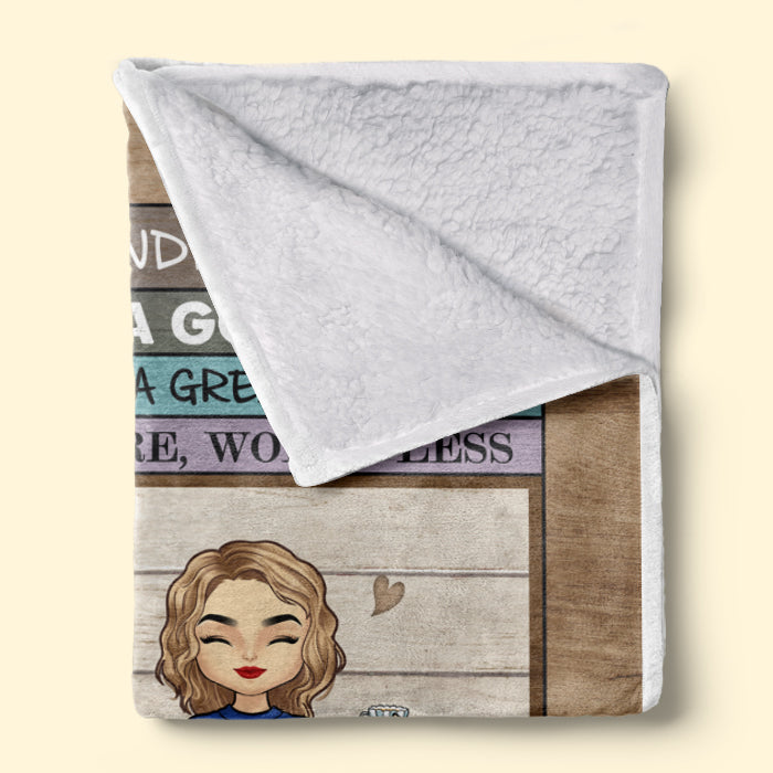 Suivez vos rêves, croyez en vous-même - Couverture personnalisée pour la famille - Cadeau de Noël pour les membres de la famille
