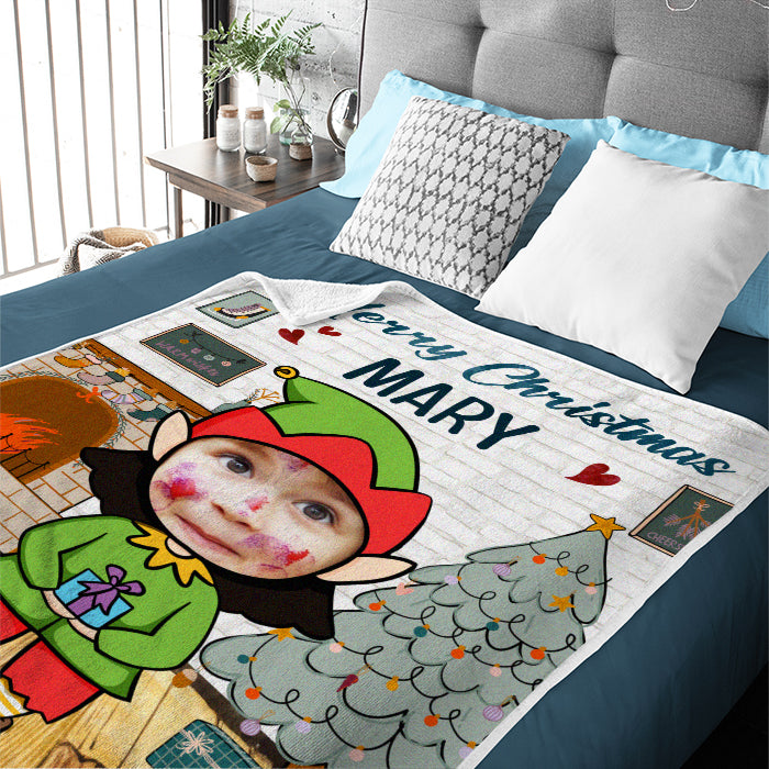 Joyeux Noël ! Couverture personnalisée ! Télécharger une image, cadeau pour la famille, cadeau de Noël
