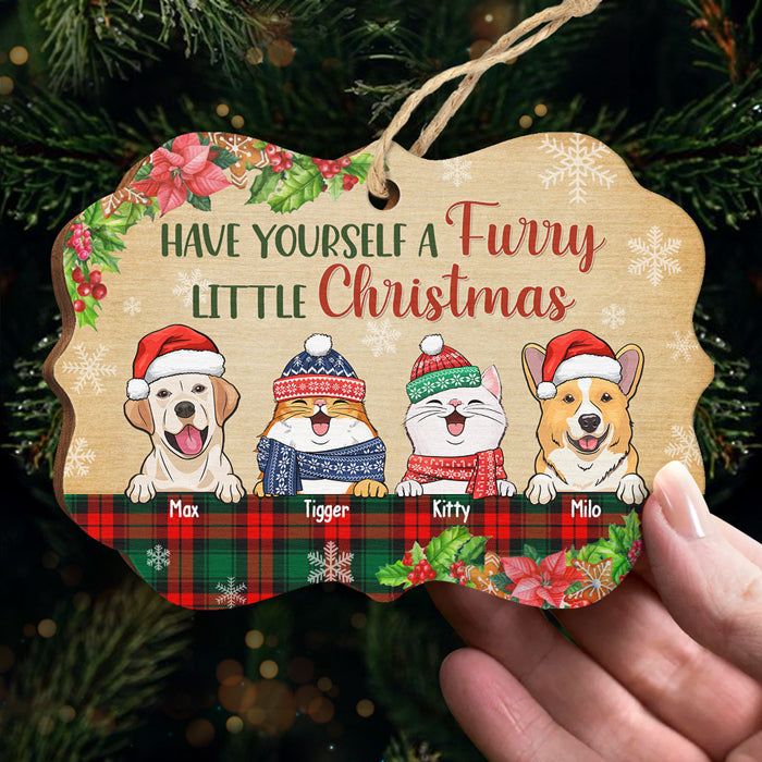 Offrez-vous un Noël tout en fourrure ! Décoration personnalisée pour chien et chat ! En bois, forme Benelux ! Cadeau de Noël pour les propriétaires et les amoureux des animaux.