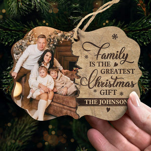 Le plus beau cadeau de Noël, c'est la famille ! Décoration de Noël en bois personnalisée en forme de Benelux, portrait photo de famille personnalisé, décoration photo personnalisée - Télécharger une image, cadeau pour la famille, cadeau de Noël