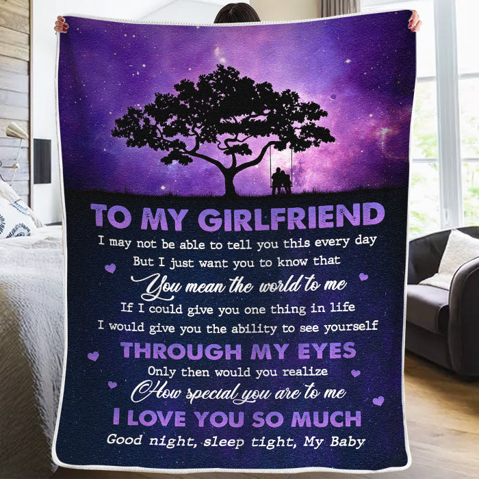 Je veux juste que tu saches que tu es tout pour moi - Couverture pour couple - Cadeau pour petite amie