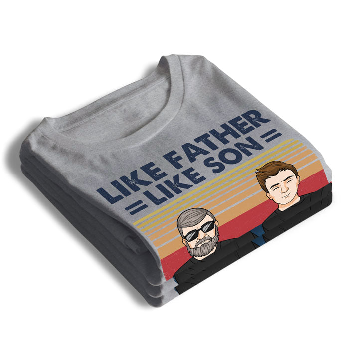 T-shirt, sweat à capuche et sweat-shirt unisexe personnalisé « Tels parents, tels enfants » – Cadeau pour les membres de la famille
