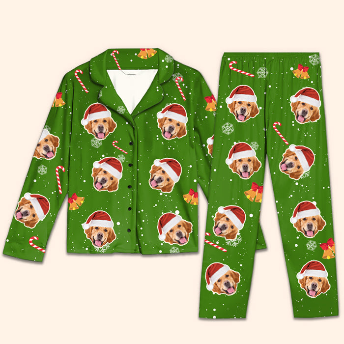 Joyeux Noël à tous les humains ! Pyjama personnalisé avec photo pour chien et chat ! Télécharger une image ! Cadeau de Noël pour les propriétaires et les amoureux des animaux.