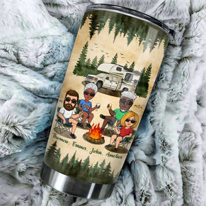 Nous avons essayé d'être bons - Gobelet personnalisé - Cadeau pour les amateurs de camping