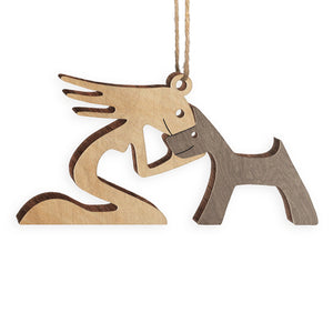Mon adorable petit bébé en fourrure – Décoration de Noël en bois – Cadeau pour les amoureux des animaux, cadeau de Noël
