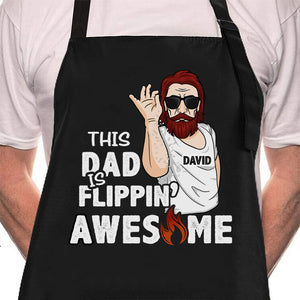Ce papa est vraiment génial - Cadeau pour papa, cadeau pour grand-père - Tablier personnalisé