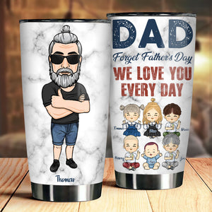 Je t'aime tous les jours - Gobelet personnalisé - Cadeau pour papa