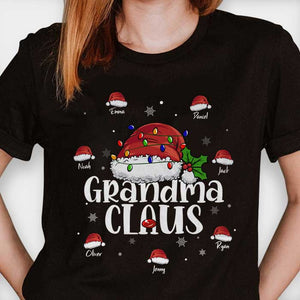 Grandma Claus Like A Normal Grandma Only More Awesome  - Personalized T-shirt, Hoodie, Unisex Sweatshirt.