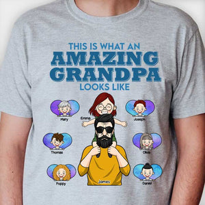 Papa incroyable à quoi ressemble papa - T-shirt unisexe personnalisé, sweat à capuche - Cadeau pour papa, grand-père