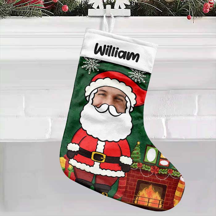 Have A Fun Christmas - Christmas Characters - Personalized Christmas Stocking.