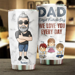 Je t'aime tous les jours - Gobelet personnalisé - Cadeau pour papa