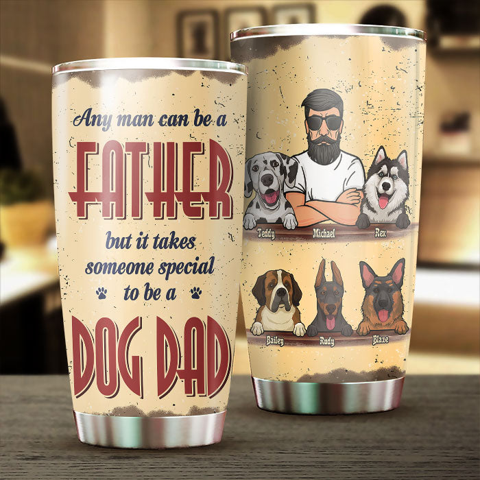 C'est spécial d'être papa d'un chien - Gobelet personnalisé - Cadeau pour papa