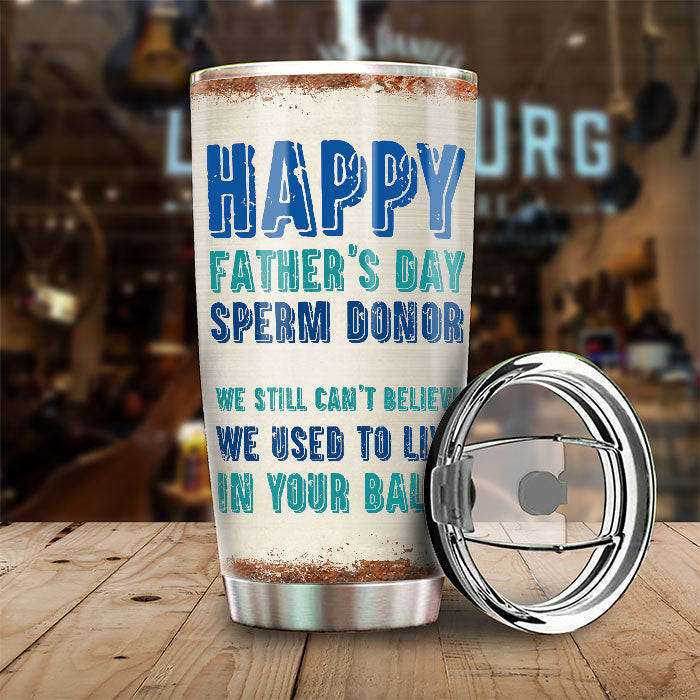 Cher papa, champion de natation - Gobelet personnalisé - Cadeau pour papa, cadeau pour la fête des pères