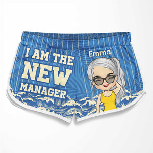 Sous une nouvelle direction - Short de plage personnalisé pour couple - Cadeau pour couple, mari et femme
