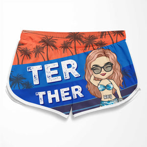 Ensemble, c'est mieux ! Short de plage personnalisé pour couple ! Cadeau pour couple, mari et femme