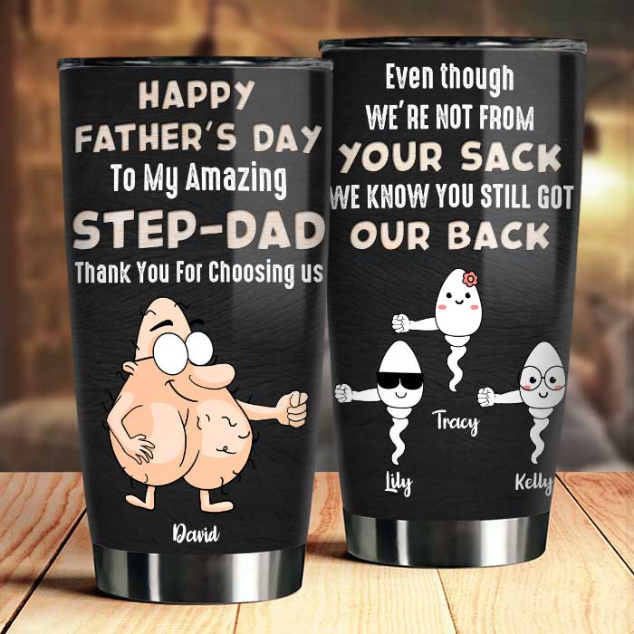 Merci de nous avoir choisis - Gobelet personnalisé - Cadeau pour papa, cadeau pour la fête des pères