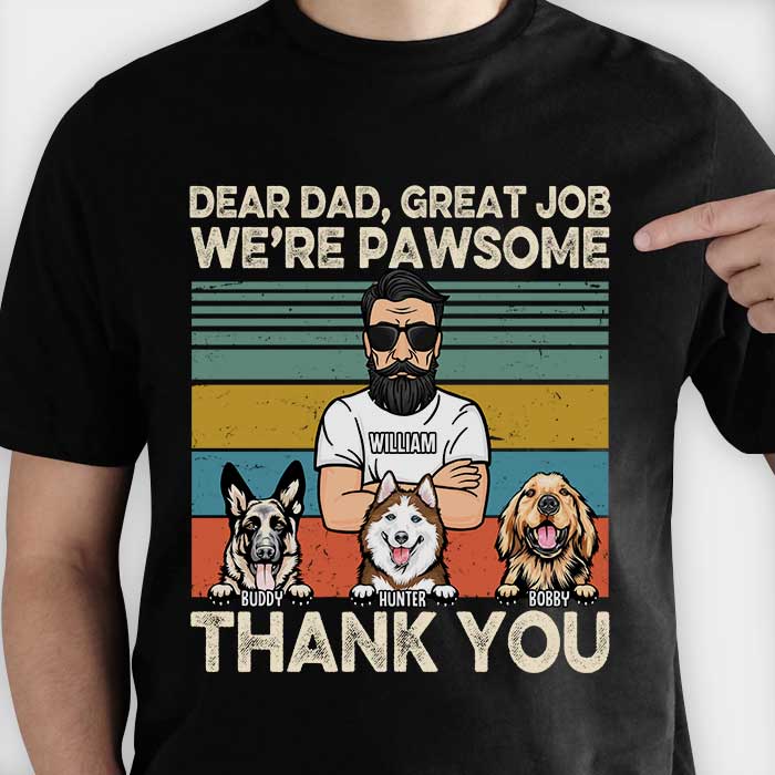 Chère maman, papa, on est super chouettes ! T-shirt et sweat à capuche unisexe personnalisé ! Cadeau pour les amoureux des animaux