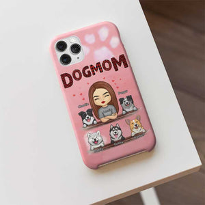All My Kids Have Paws - Gift For Dog Mom, Cat Mom - Personalized Phone Case