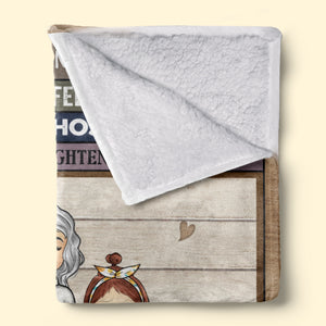Always Remember You're Braver Than You Think - Family Personalized Custom Blanket - Christmas Gift For Family Members