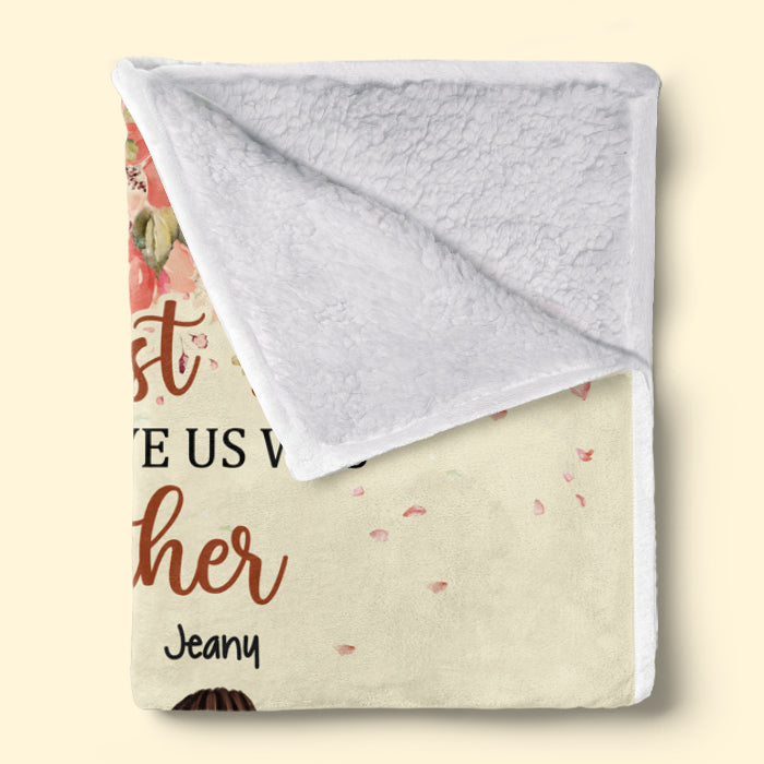 La vie est meilleure avec des frères et sœurs - Couverture familiale personnalisée - Cadeau de Noël pour les frères et sœurs