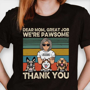 Chère maman, papa, on est super chouettes ! T-shirt et sweat à capuche unisexe personnalisé ! Cadeau pour les amoureux des animaux
