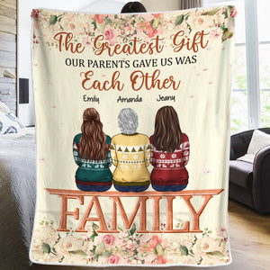 La vie est meilleure avec des frères et sœurs - Couverture familiale personnalisée - Cadeau de Noël pour les frères et sœurs