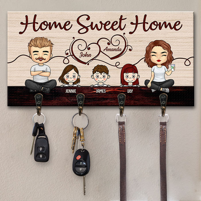 Notre vie, notre douce maison - Porte-clés personnalisé, porte-clés - Cadeau pour couple, mari et femme