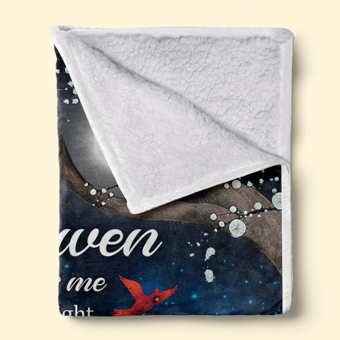 Je t'envoie mon amour et mes câlins - Couverture personnalisée commémorative - Cadeau de condoléances, cadeau de Noël pour les membres de la famille