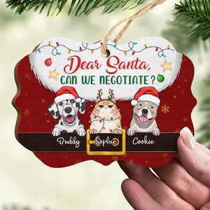 Père Noël définit les vilains – Décoration personnalisée pour chien et chat – Bois en forme de Benelux – Cadeau de Noël pour les propriétaires et les amoureux des animaux