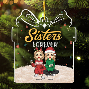Les amis sont toujours meilleurs ensemble - Décoration personnalisée pour meilleure amie - Boîte cadeau en acrylique - Cadeau de Noël pour meilleures amies, meilleures amies et sœurs