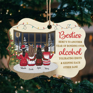 Il n'y a pas de plus beau cadeau que l'amitié - Décoration de Noël en bois personnalisée en forme de Benelux - Cadeau pour meilleure amie, meilleure amie, sœur, cadeau d'anniversaire pour meilleure amie et amie, cadeau de Noël