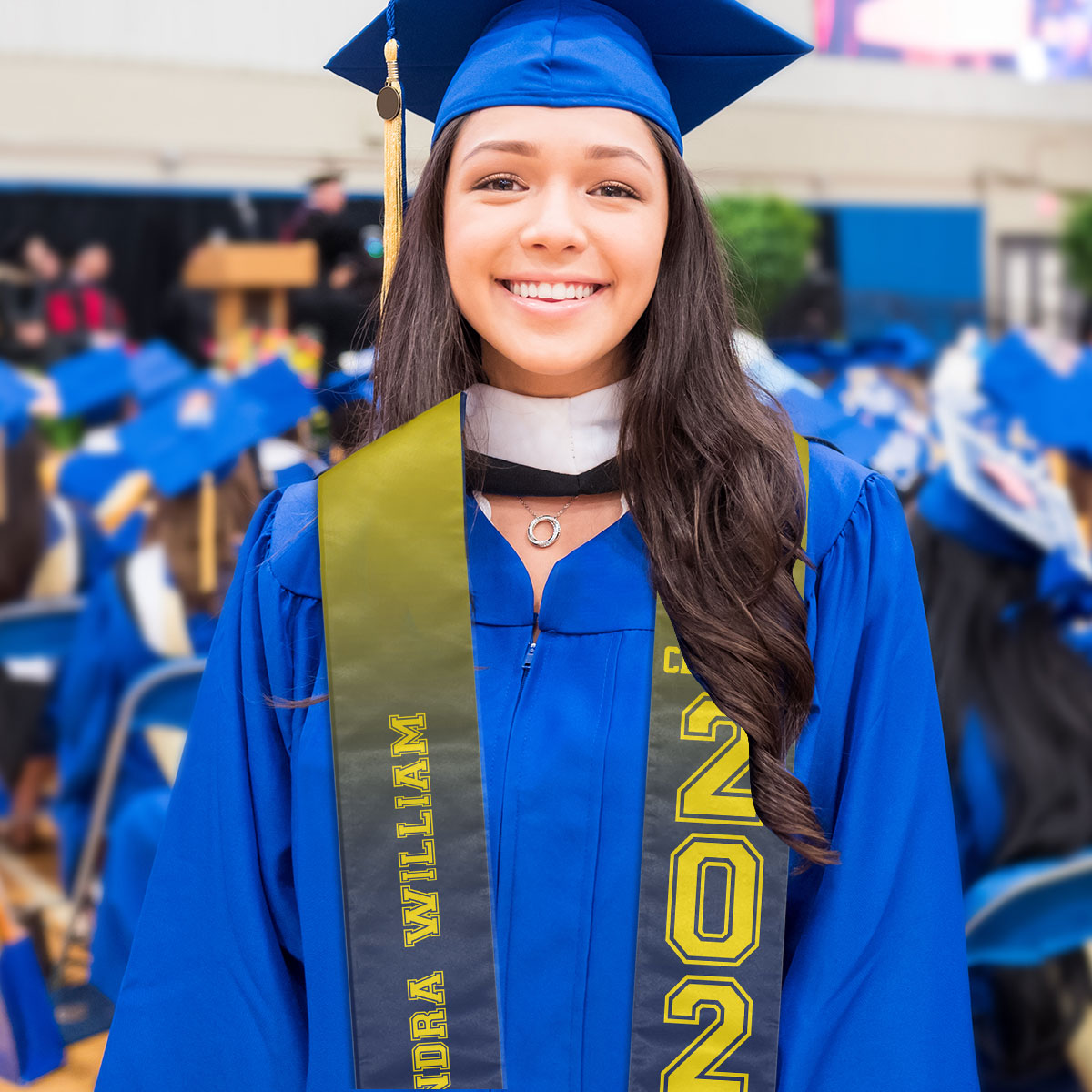 Class of 2024 Best Gift For Graduation's Day - Personalized Graduation Stole.