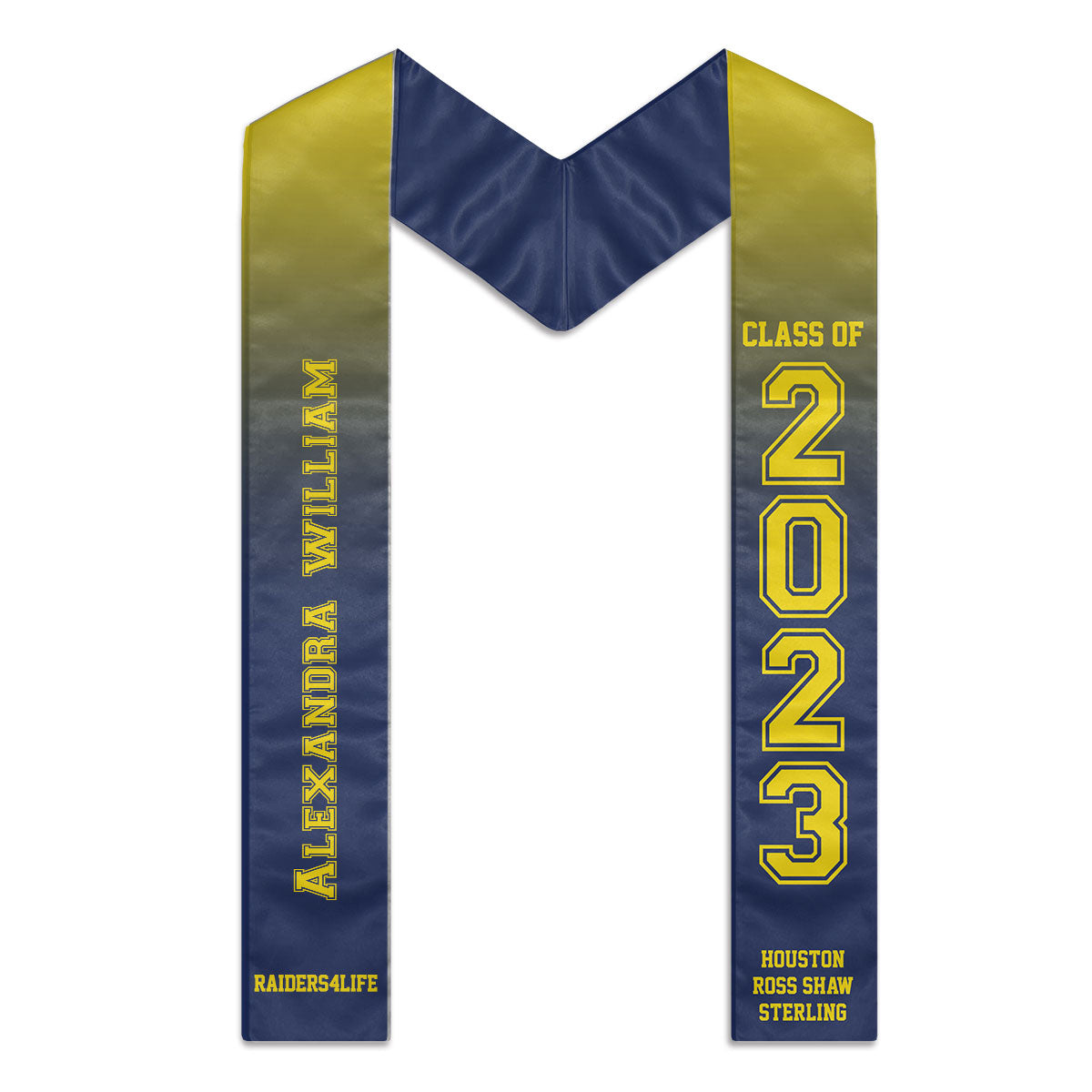 Class of 2024 Best Gift For Graduation's Day - Personalized Graduation Stole.