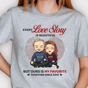 Notre préféré ! T-shirt unisexe personnalisé ! Cadeau pour couple, mari et femme