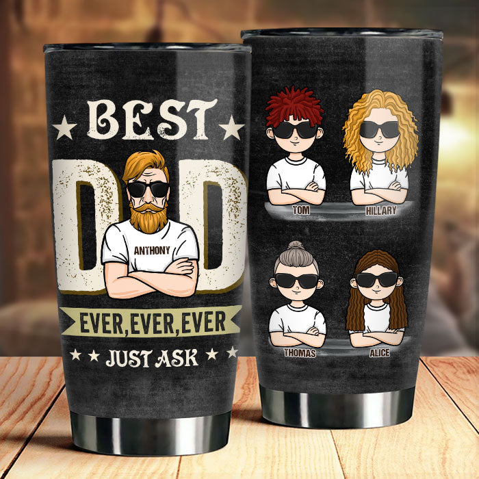Meilleur papa de tous les temps - Gobelet personnalisé - Cadeau pour papa