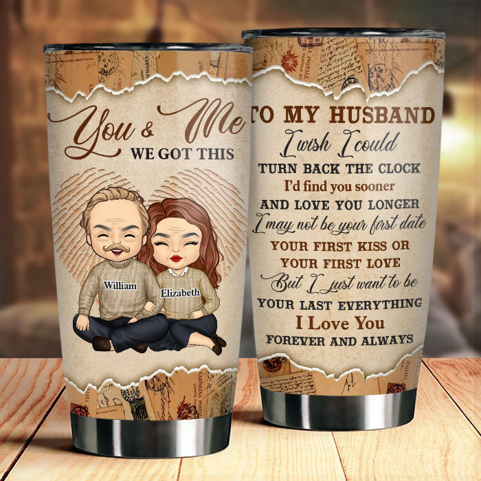 Je te trouverais plus tôt - Gobelet personnalisé - Cadeau pour couple, mari et femme