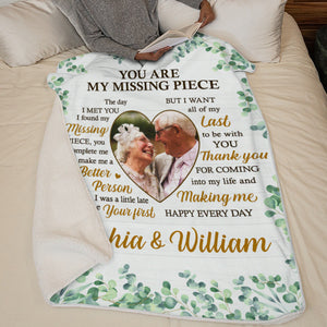 Tu es ma pièce manquante - Couverture personnalisée - Télécharger une image, cadeau pour couple, mari et femme, anniversaire, fiançailles, mariage, cadeau de mariage, cadeau de Noël